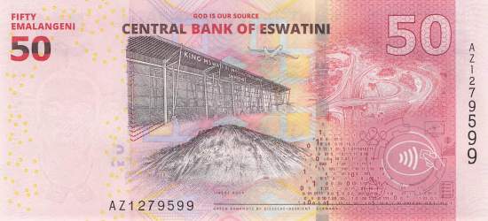 Swaziland p46 50 Emalangeni 2024 replacement